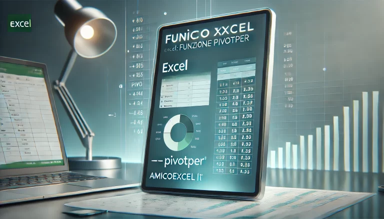 Funzione PIVOTPER di Excel